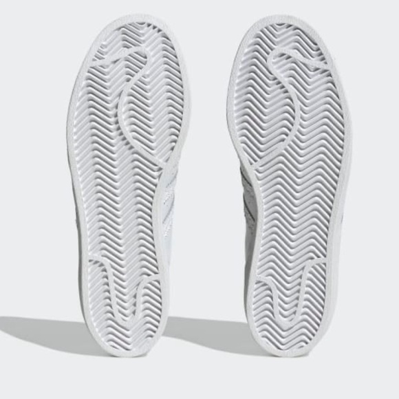 Adidas Superstar Originals Classic Shell-toe Cloud White Green Size 6 - Picture 3 of 15